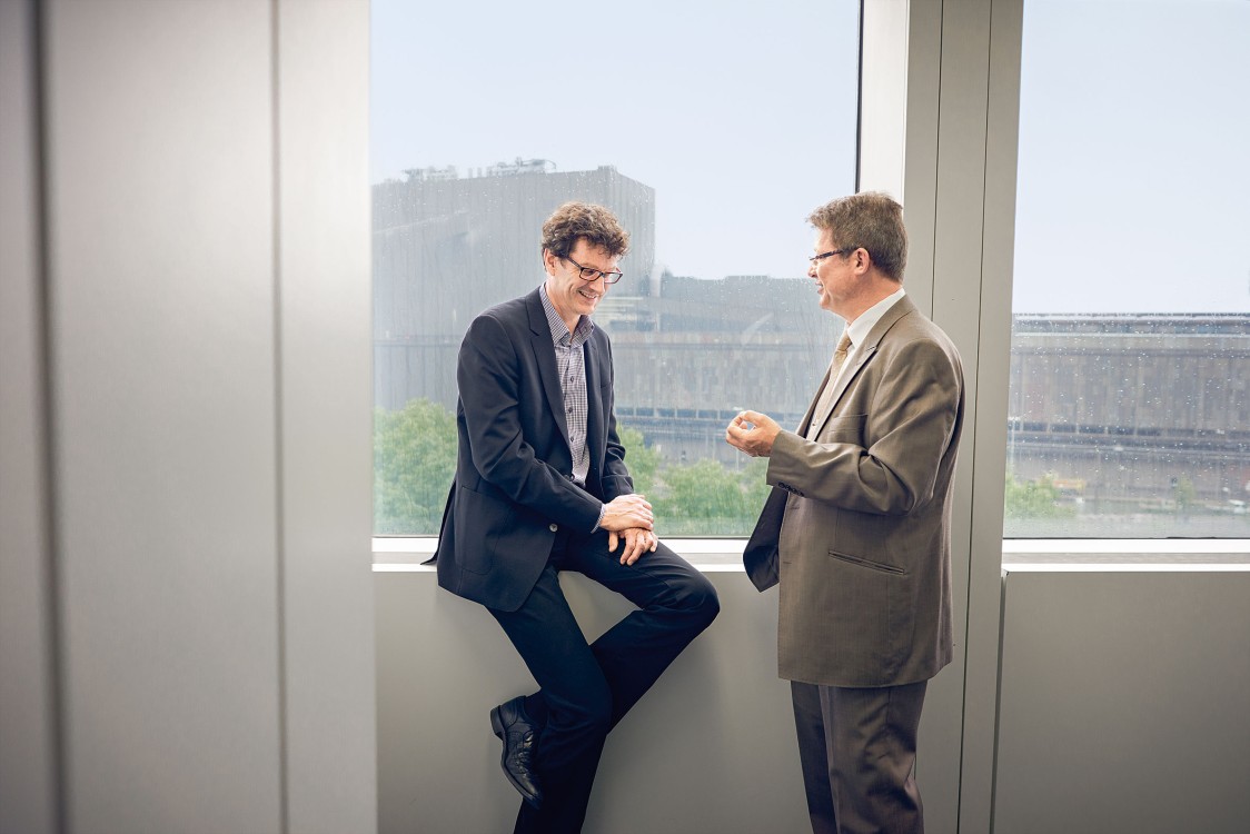 Martin Metzing (r.) und Stefan Köhler