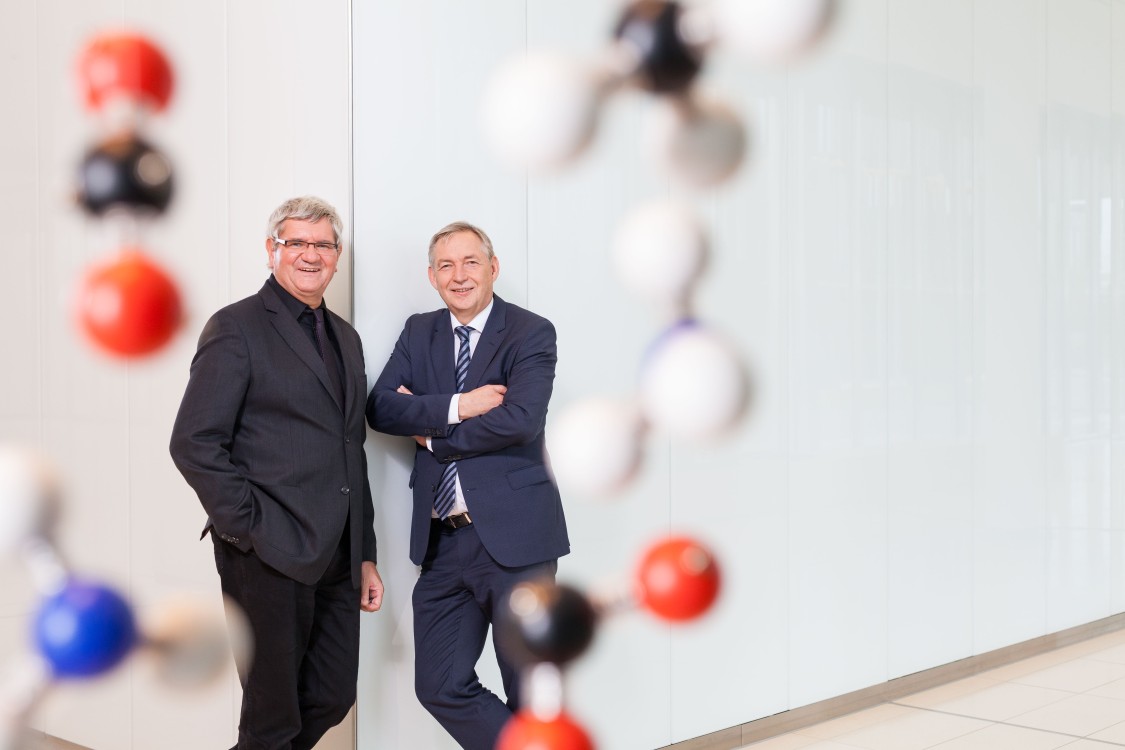 Robert Schlögl (l.) und Reinhold Achatz